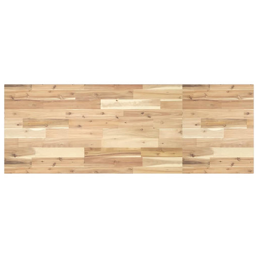 vidaXL Bathroom Vanity Top Untreated 140x50x2 cm Solid Wood Acacia