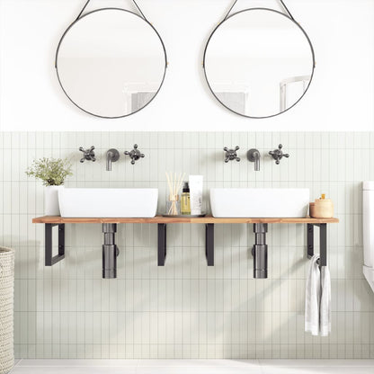 vidaXL Bathroom Vanity Top Untreated 160x50x2 cm Solid Wood Acacia