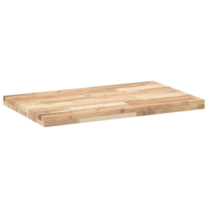 vidaXL Bathroom Vanity Top Untreated 80x50x4 cm Solid Wood Acacia