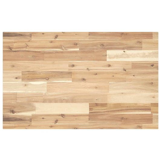 vidaXL Bathroom Vanity Top Untreated 120x50x4 cm Solid Wood Acacia