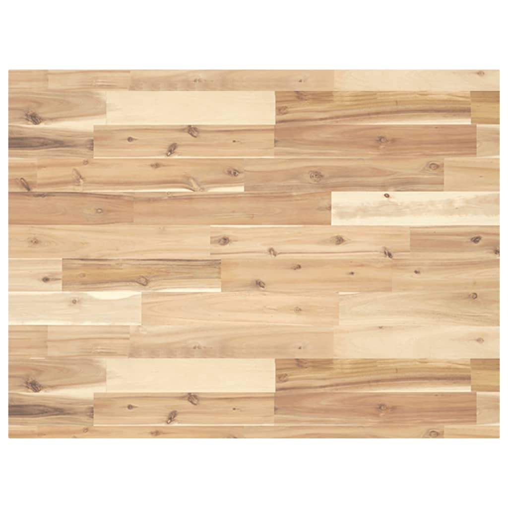 vidaXL Bathroom Vanity Top Untreated 80x60x4 cm Solid Wood Acacia
