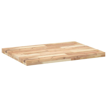 vidaXL Bathroom Vanity Top Untreated 80x60x4 cm Solid Wood Acacia