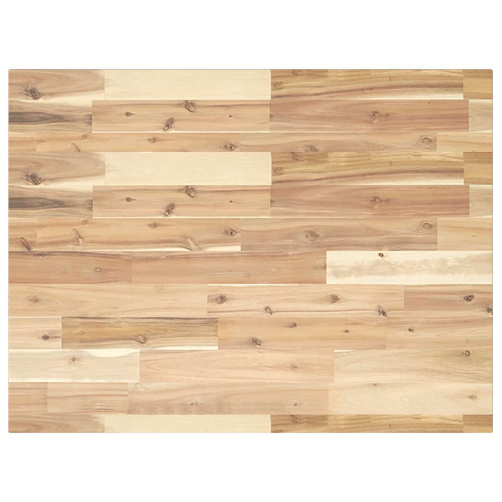 vidaXL Desk Top Untreated 80x60x2 cm Solid Wood Acacia