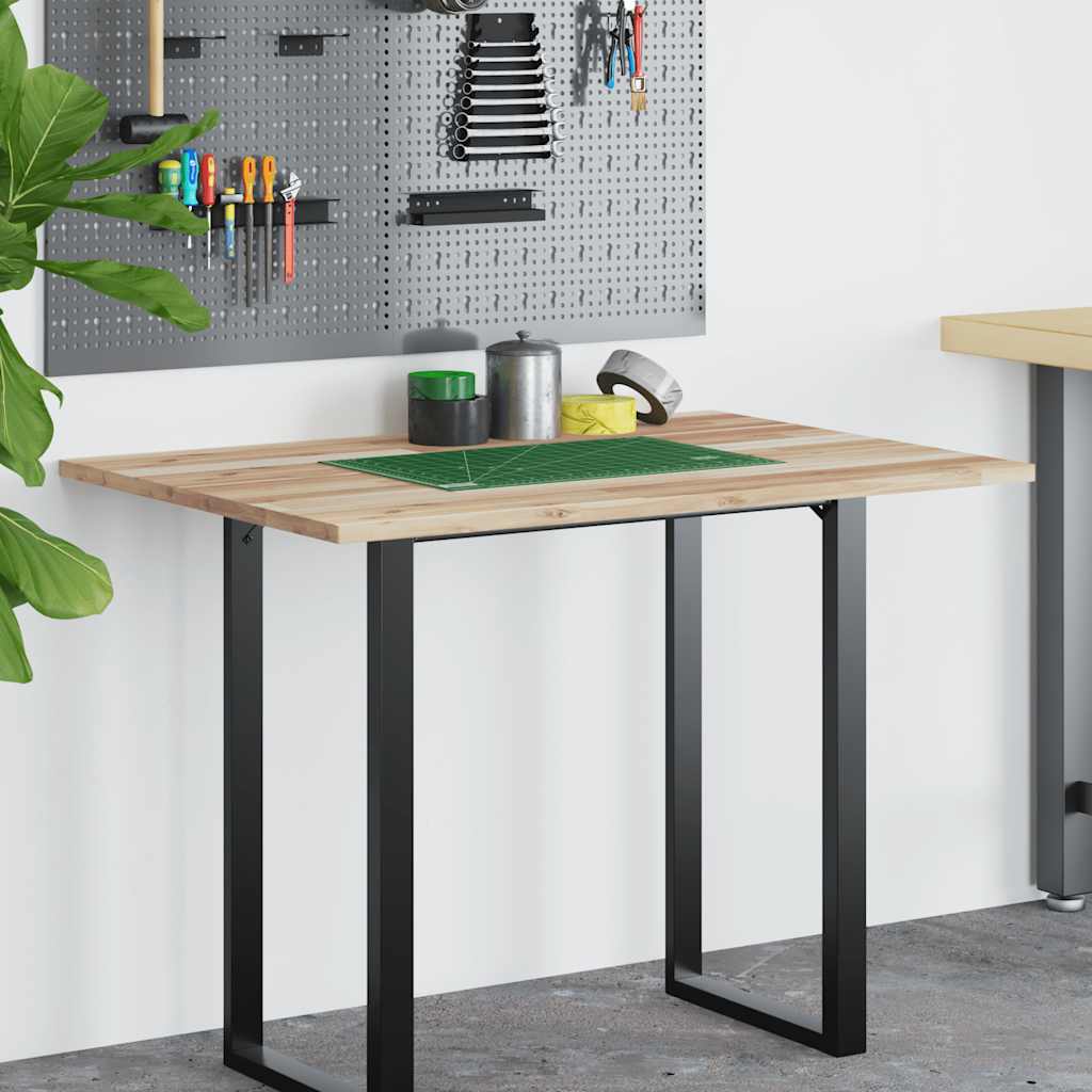 vidaXL Desk Top Untreated 100x70x2 cm Solid Wood Acacia