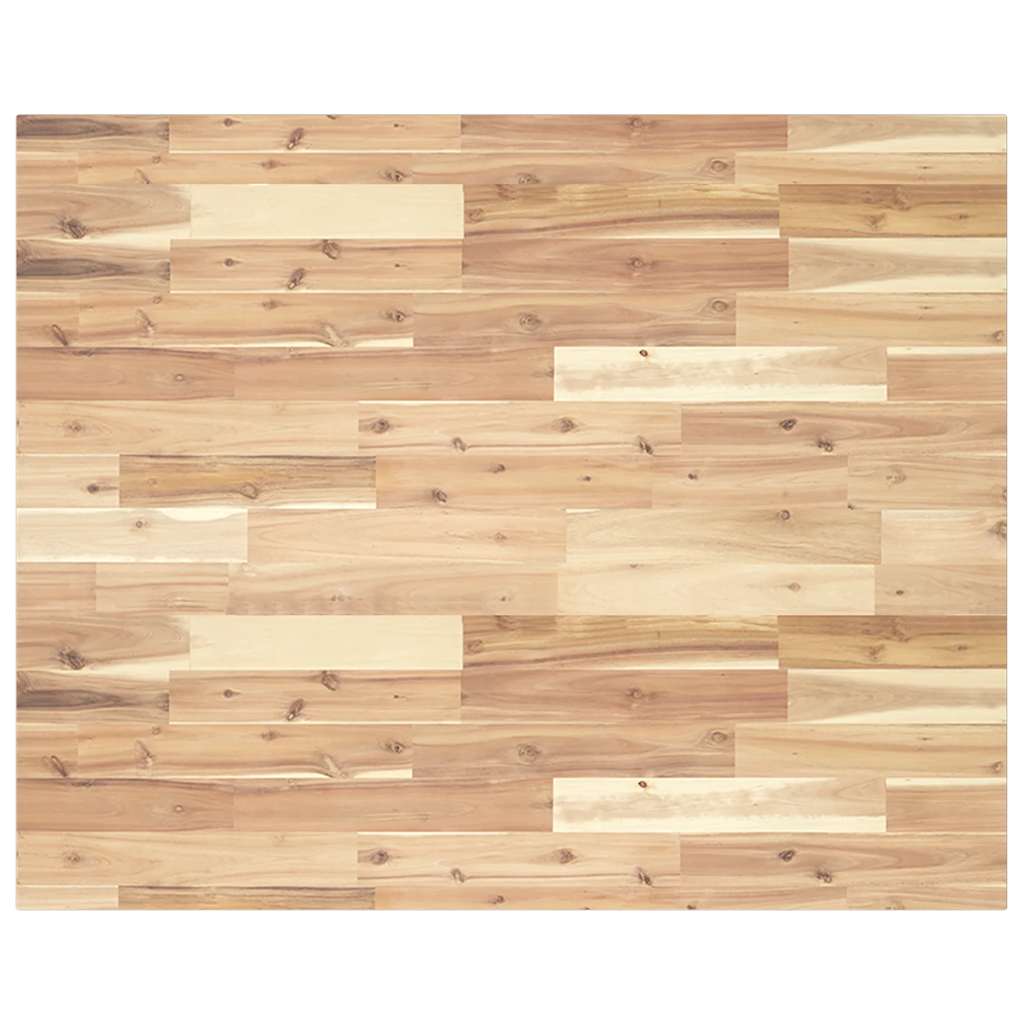 vidaXL Desk Top Untreated 100x80x2 cm Solid Wood Acacia