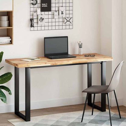 vidaXL Desk Top Untreated 140x50x4 cm Solid Wood Acacia