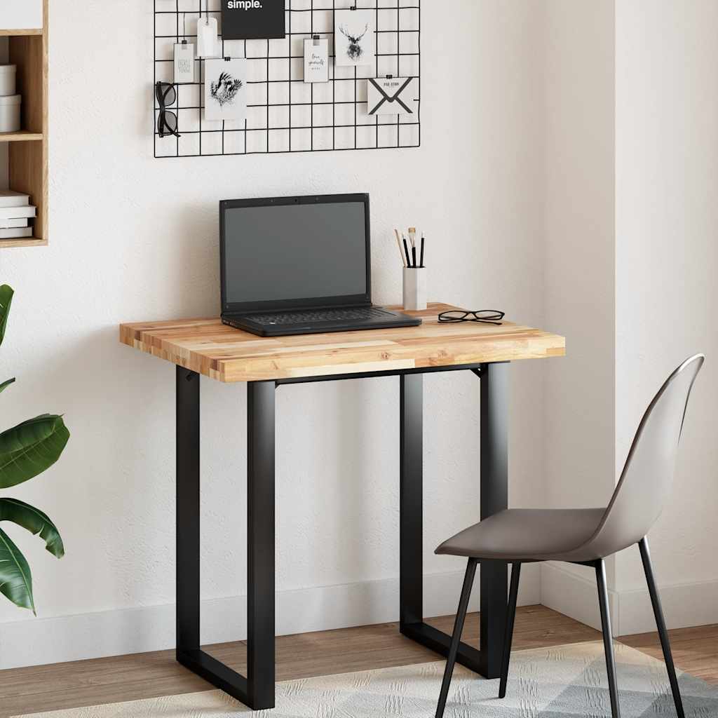 vidaXL Desk Top Untreated 80x60x4 cm Solid Wood Acacia