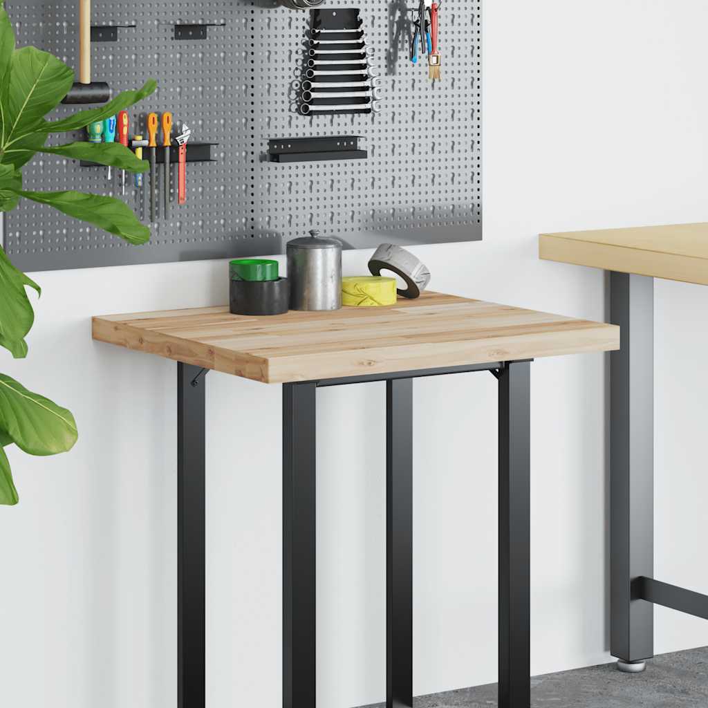 vidaXL Desk Top Untreated 80x60x4 cm Solid Wood Acacia