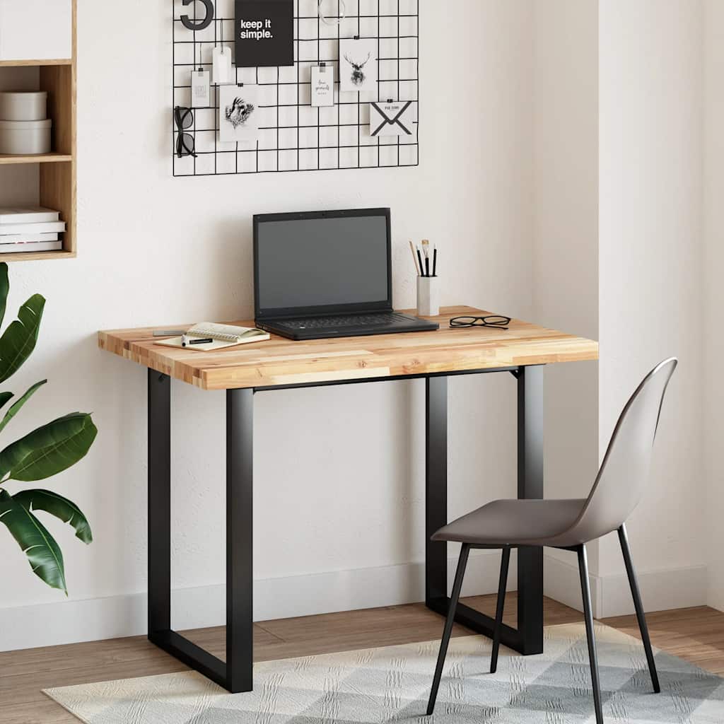 vidaXL Desk Top Untreated 80x70x4 cm Solid Wood Acacia