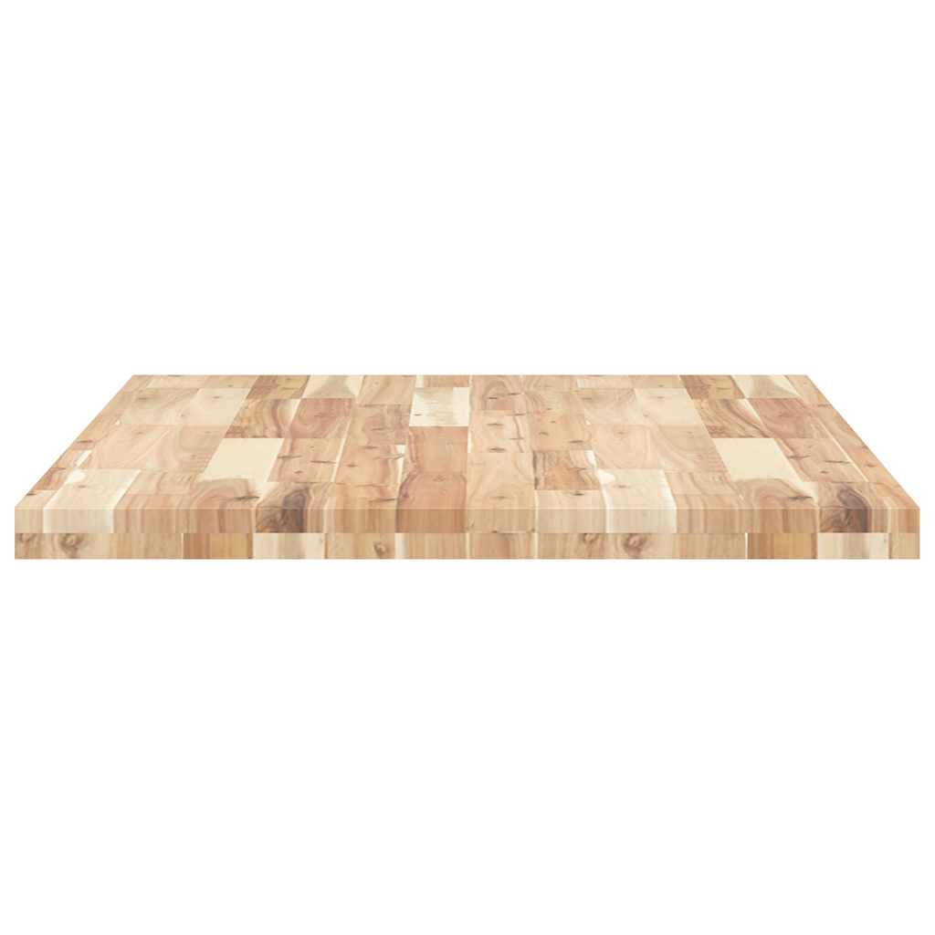 vidaXL Desk Top Untreated 80x70x4 cm Solid Wood Acacia