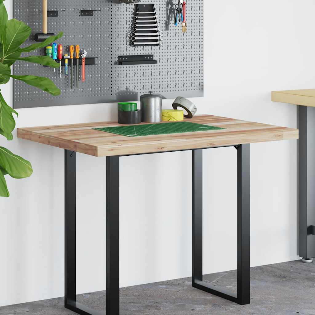 vidaXL Desk Top Untreated 100x70x4 cm Solid Wood Acacia