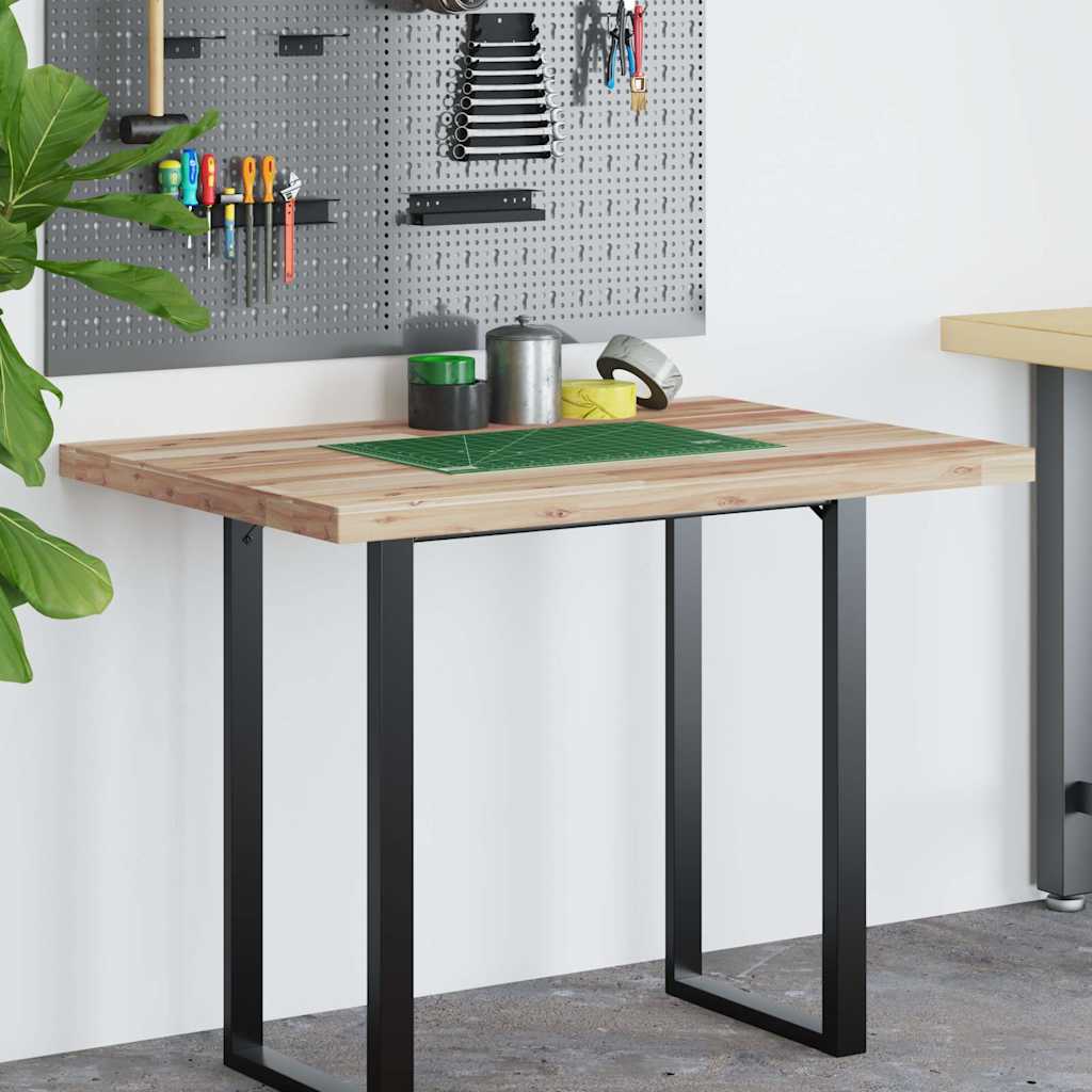vidaXL Desk Top Untreated 120x70x4 cm Solid Wood Acacia