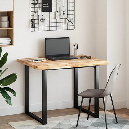 vidaXL Desk Top Untreated 100x80x4 cm Solid Wood Acacia