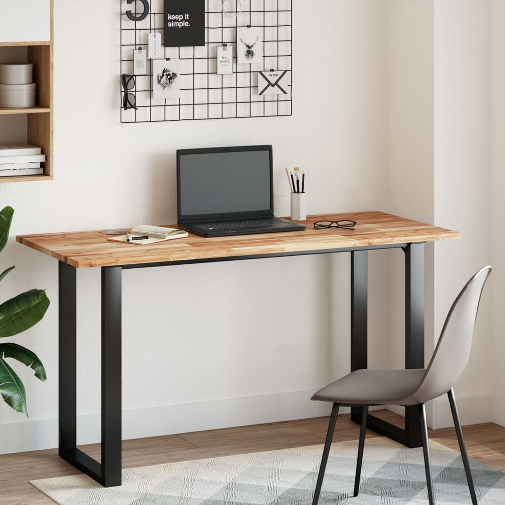 vidaXL Desk Top Oil Finished 120x60x2 cm Solid Wood Acacia