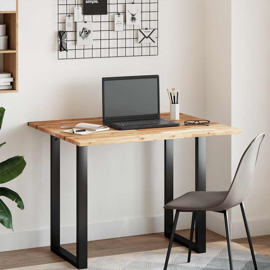 vidaXL Desk Top Oil Finished 100x80x2 cm Solid Wood Acacia