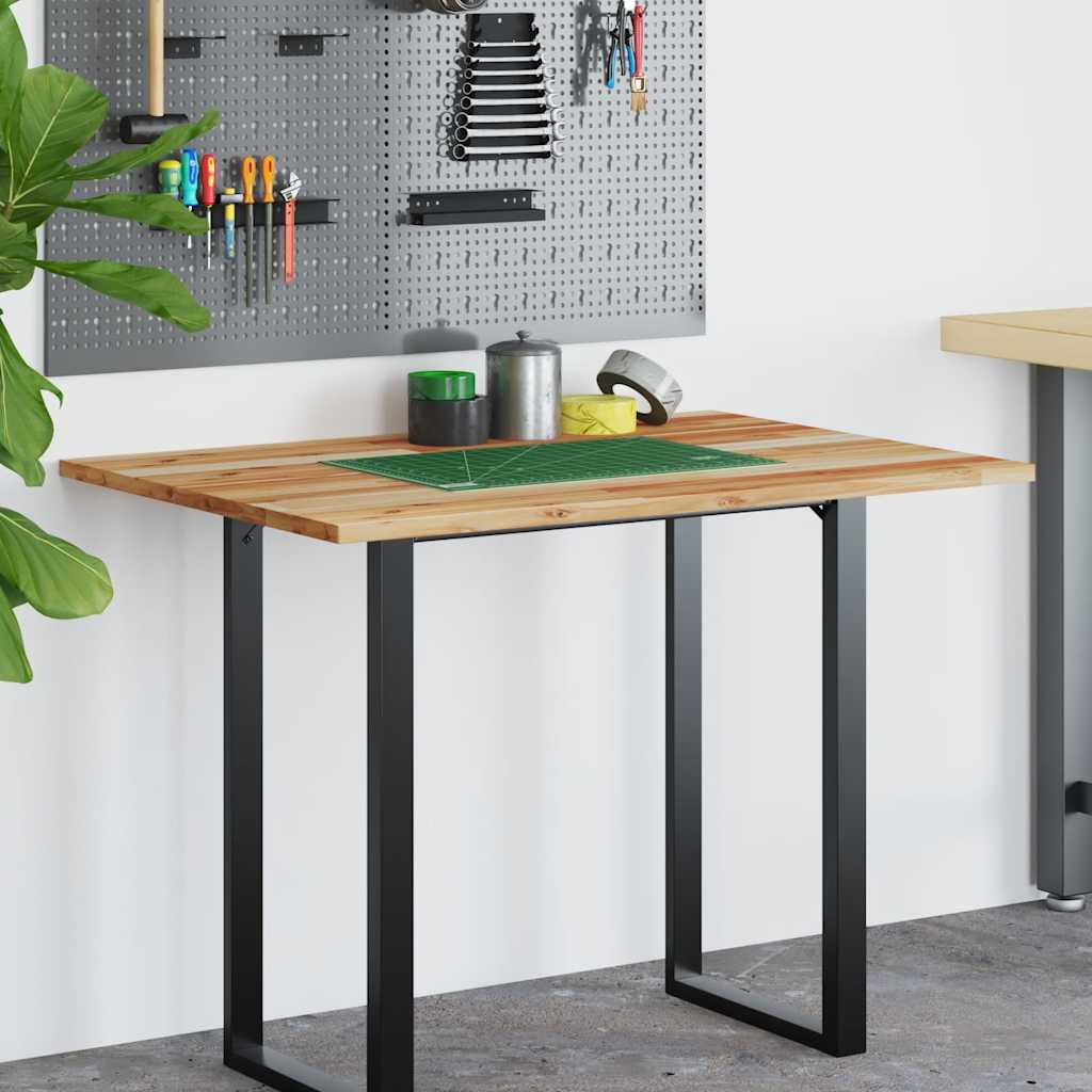 vidaXL Desk Top Oil Finished 100x80x2 cm Solid Wood Acacia