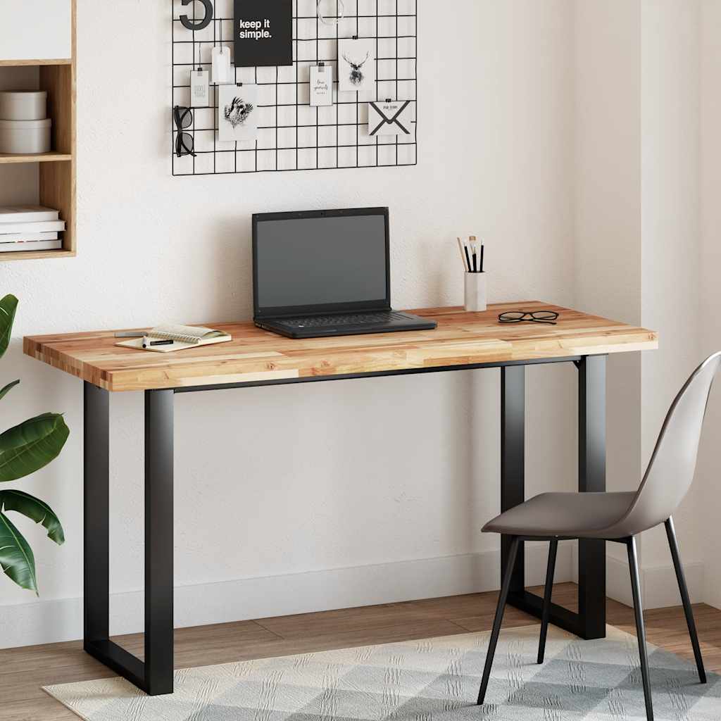 vidaXL Desk Top Oil Finished 140x60x4 cm Solid Wood Acacia