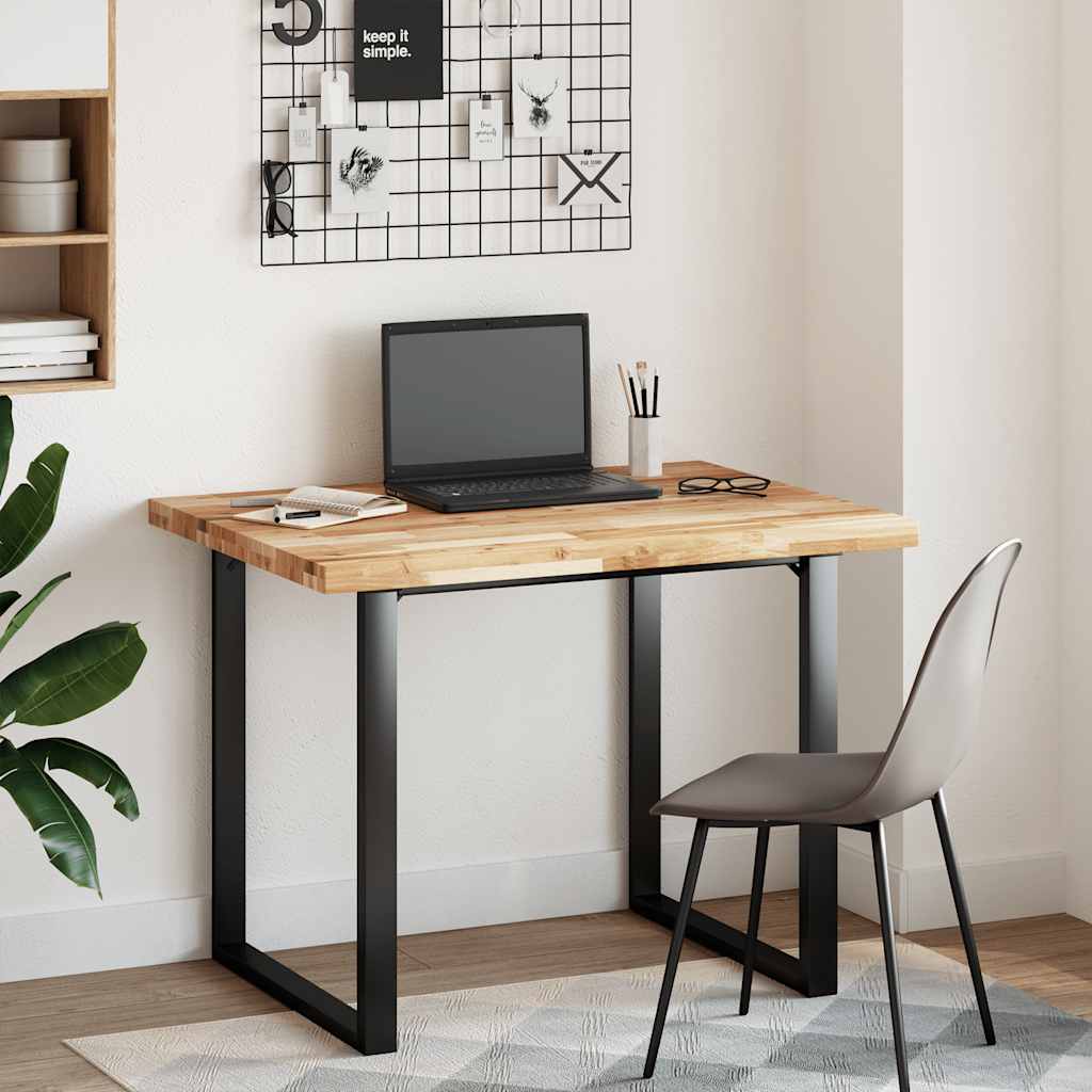 vidaXL Desk Top Oil Finished 100x80x4 cm Solid Wood Acacia