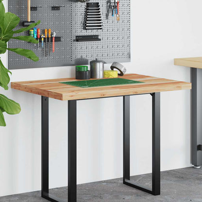 vidaXL Desk Top Oil Finished 100x80x4 cm Solid Wood Acacia