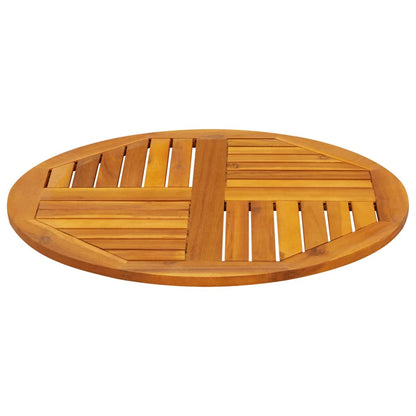 vidaXL Table Top Ø70x2 cm Round Solid Wood Acacia