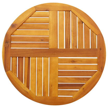 vidaXL Table Top Ø70x2 cm Round Solid Wood Acacia
