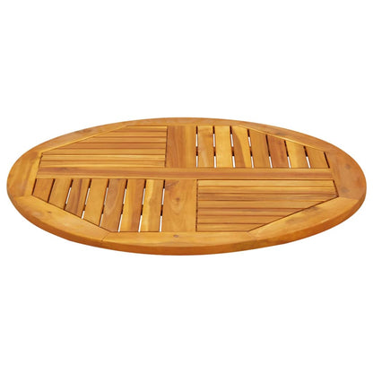 vidaXL Table Top Ø80x2.2 cm Round Solid Wood Acacia
