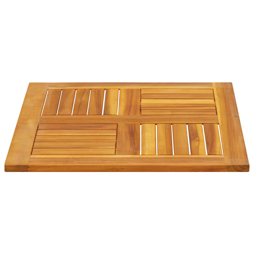 vidaXL Table Top 60x60x2 cm Square Solid Wood Acacia