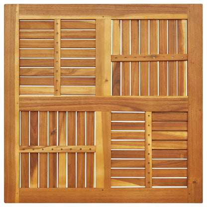 vidaXL Table Top 90x90x2.2 cm Square Solid Wood Acacia