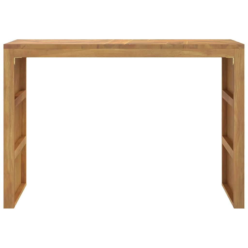 vidaXL Console Table 110x35x75 cm Solid Wood Teak