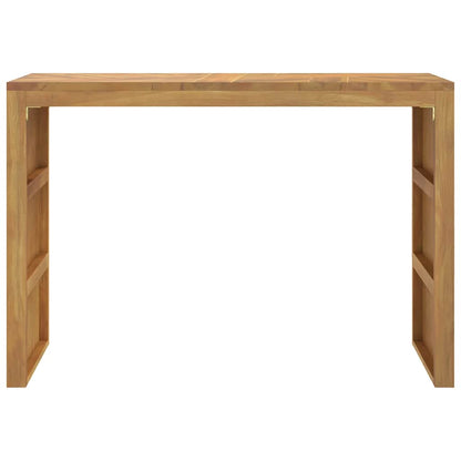 vidaXL Console Table 110x35x75 cm Solid Wood Teak