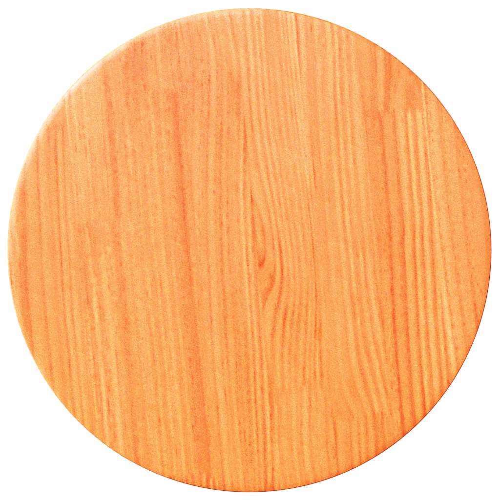 vidaXL Table Top Round Wax Brown Ø30x2.5 cm Solid Wood Pine