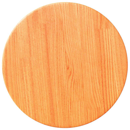 vidaXL Table Top Round Wax Brown Ø30x2.5 cm Solid Wood Pine