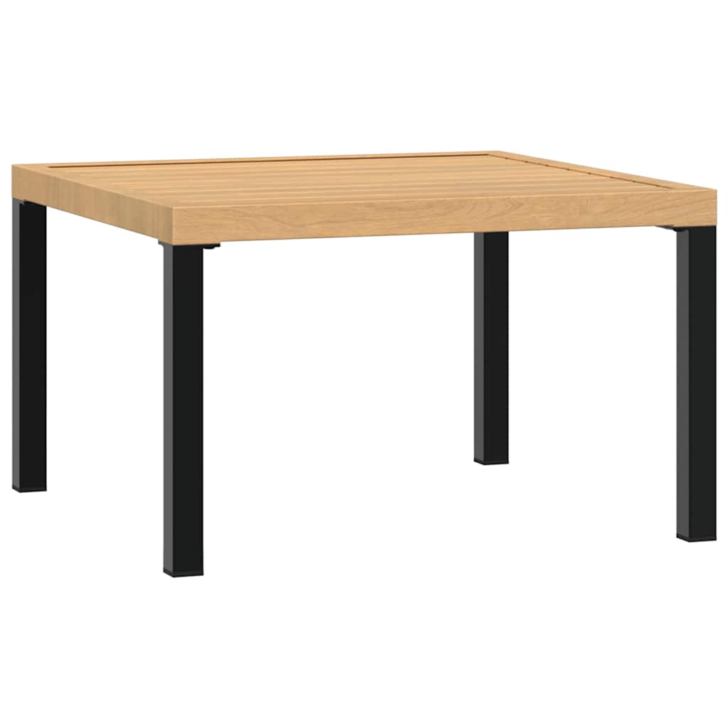 vidaXL Garden Coffee Table Black 65x65x40 cm Aluminium
