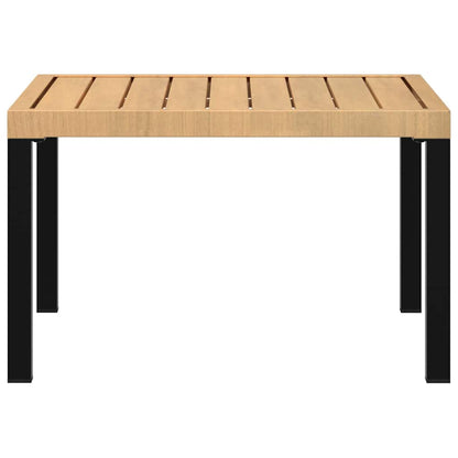 vidaXL Garden Coffee Table Black 65x65x40 cm Aluminium