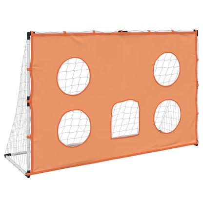 vidaXL Kids'Football Goal with Targeting Mat and Ball 182x62x118 cm