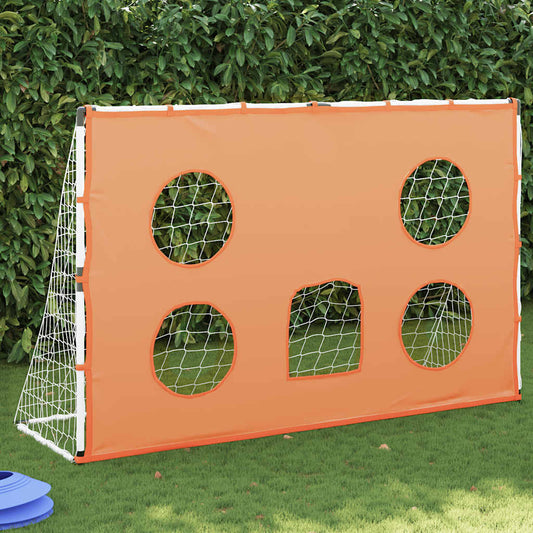 vidaXL Kids'Football Goal with Targeting Mat and Ball 182x62x118 cm