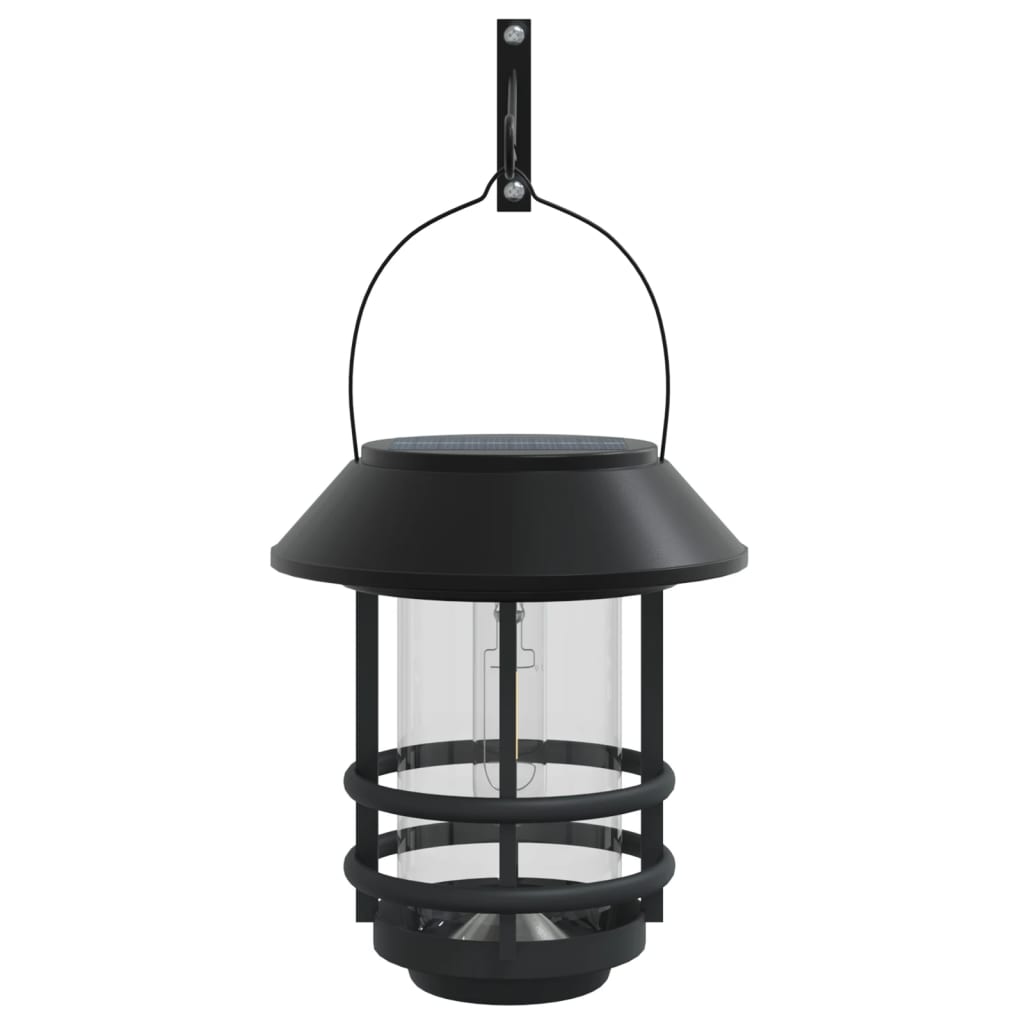 vidaXL Solar Outdoor Wall Lanterns 4 pcs White