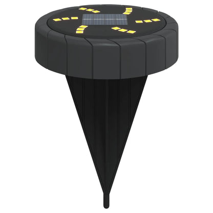 vidaXL Solar Ground Lights with Ground Spikes Outdoor 4 pcs Warm White