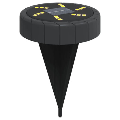 vidaXL Solar Ground Lights with Ground Spikes Outdoor 4 pcs Warm White