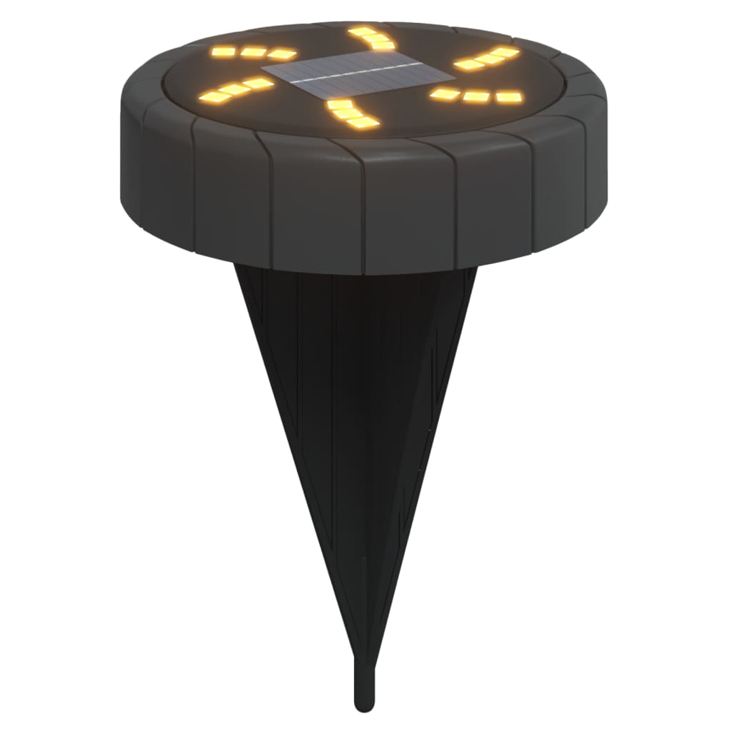 vidaXL Solar Ground Lights with Ground Spikes Outdoor 12 pcs Warm White