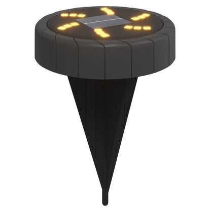 vidaXL Solar Ground Lights with Ground Spikes Outdoor 12 pcs Warm White