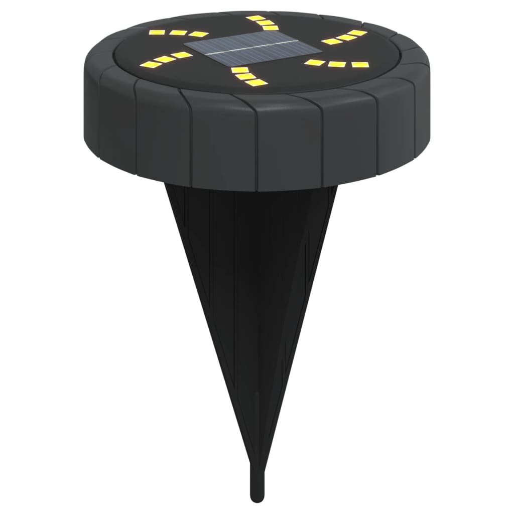 vidaXL Solar Ground Lights with Ground Spikes Outdoor 12 pcs Warm White