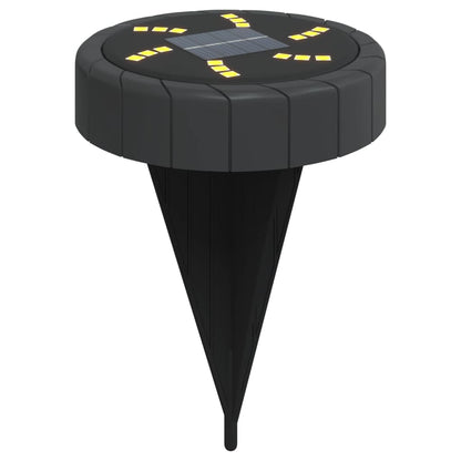 vidaXL Solar Ground Lights with Ground Spikes Outdoor 12 pcs Warm White