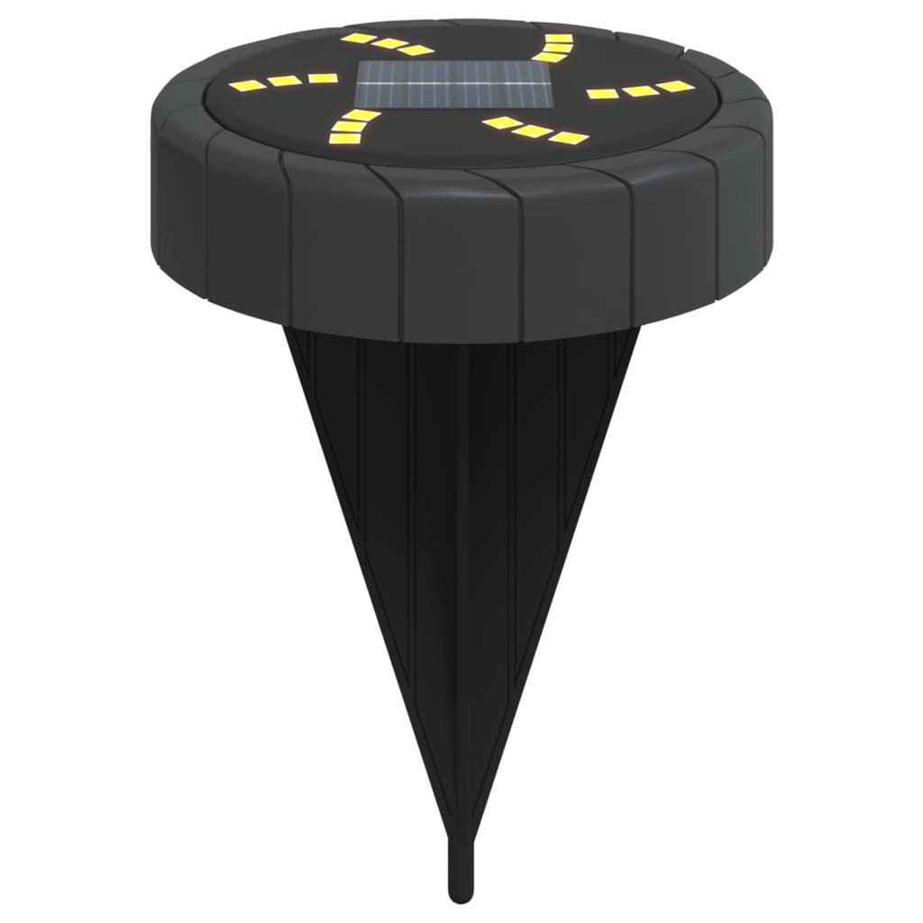 vidaXL Solar Ground Lights with Ground Spikes Outdoor 12 pcs Warm White