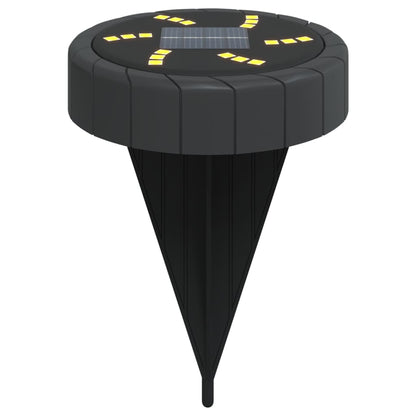 vidaXL Solar Ground Lights with Ground Spikes Outdoor 12 pcs Warm White