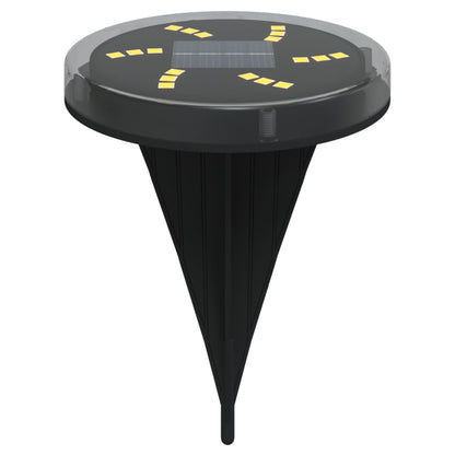 vidaXL Solar Ground Lights with Ground Spikes Outdoor 4 pcs Warm White