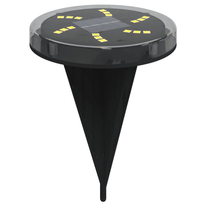 vidaXL Solar Ground Lights with Ground Spikes Outdoor 12 pcs Warm White