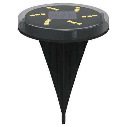 vidaXL Solar Ground Lights with Ground Spikes Outdoor 12 pcs Warm White