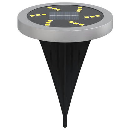 vidaXL Solar Ground Lights with Ground Spikes Outdoor 4 pcs Warm White
