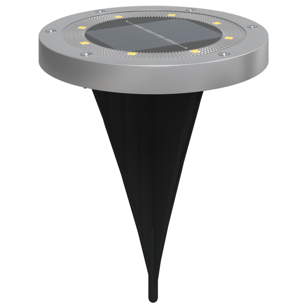 vidaXL Solar Ground Lights with Ground Spikes Outdoor 12 pcs Warm White